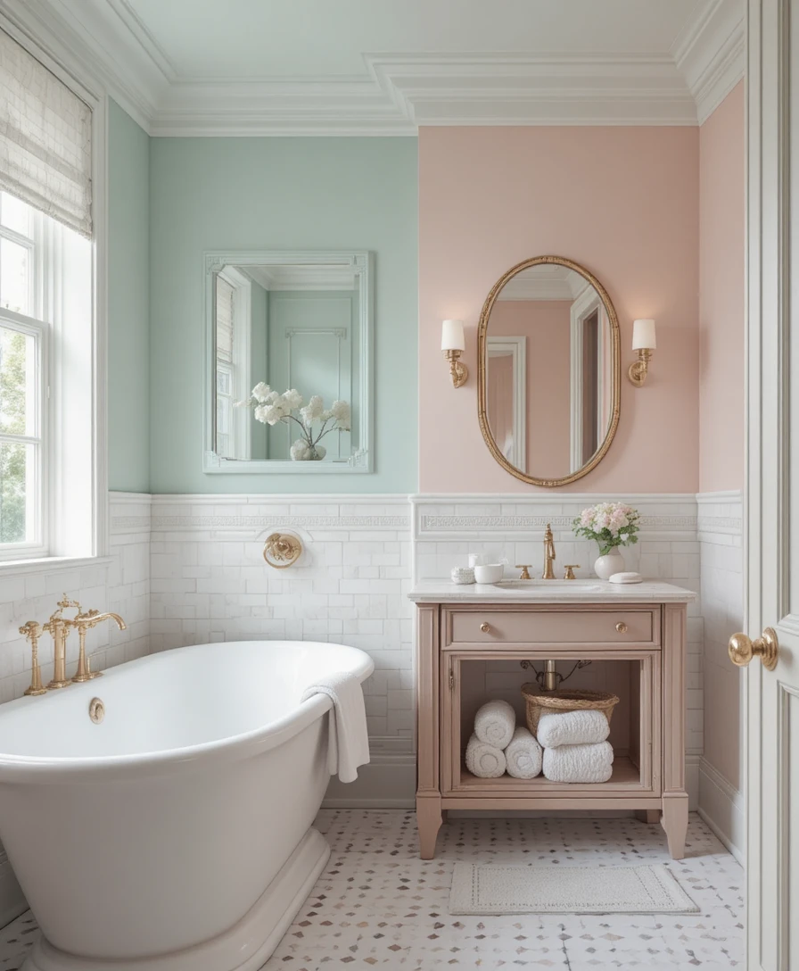 Pastel Bathroom