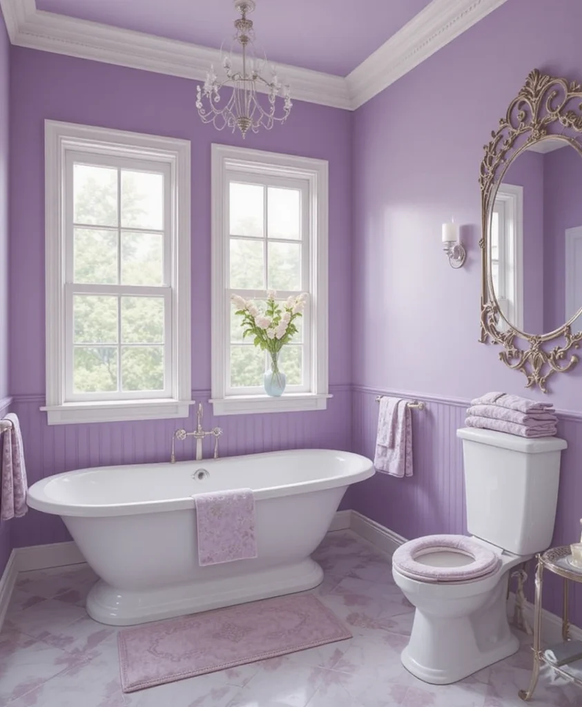 Purple Bathroom