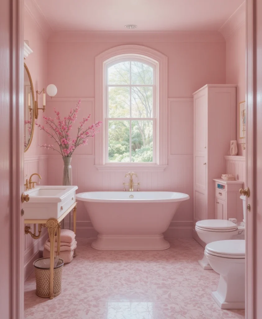 Pink Bathroom Ideas
