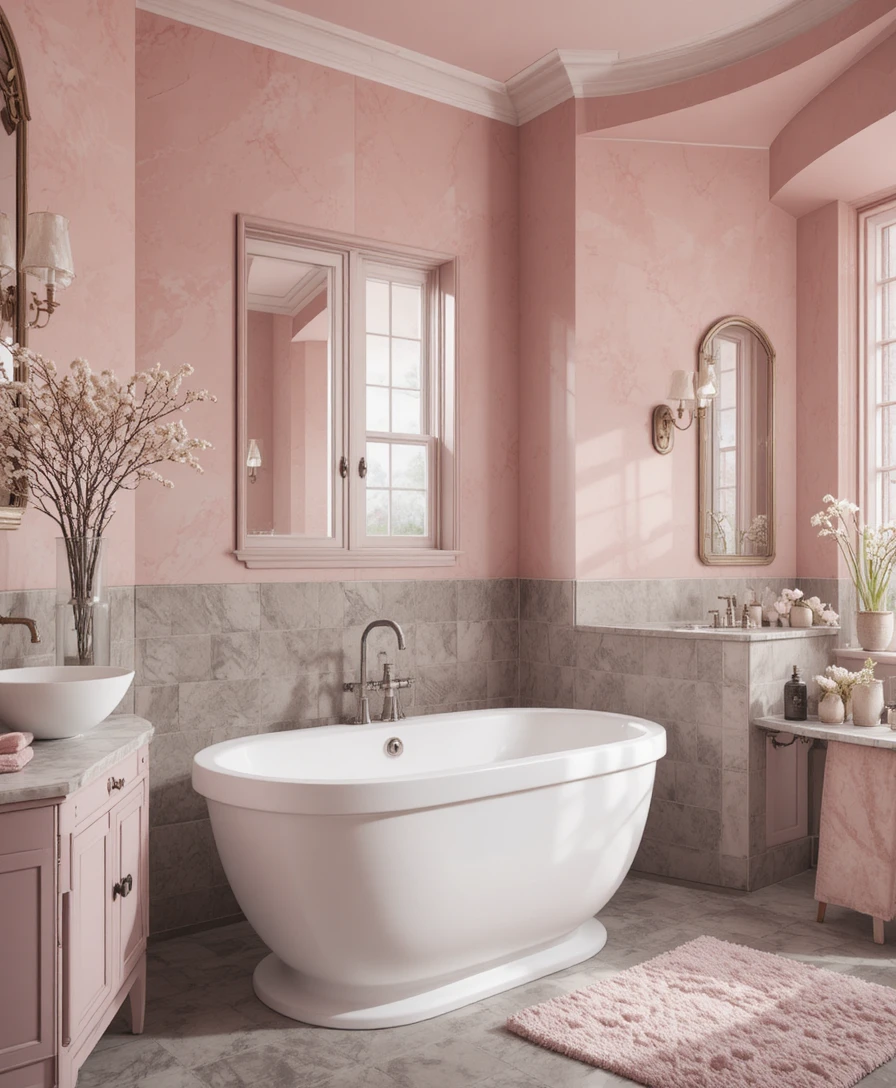 Blush Bathroom Color