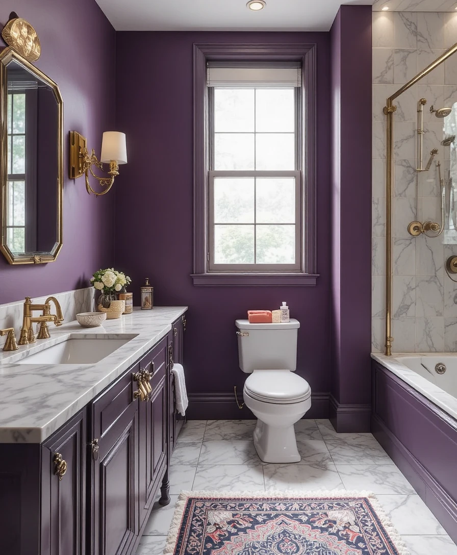 Bold Bathroom Color 