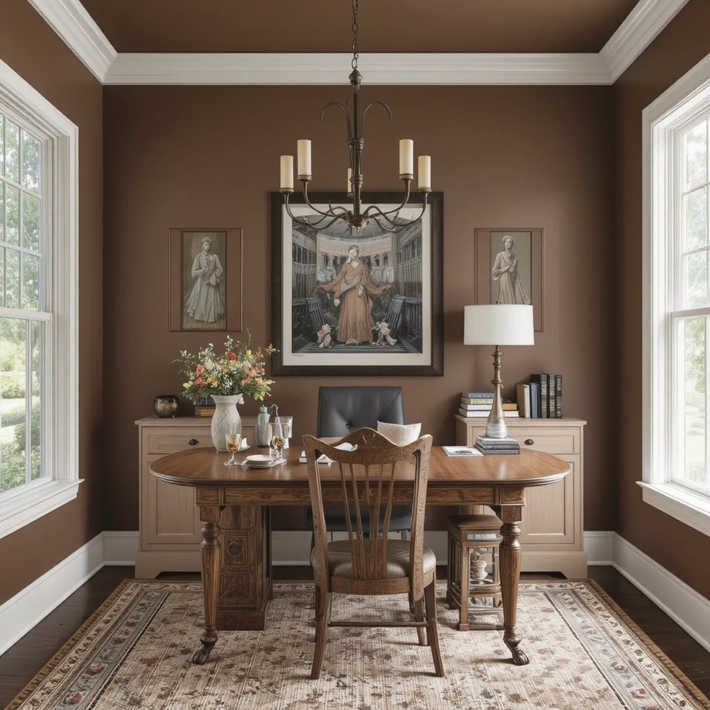 Chocolate Brown Paint Colors