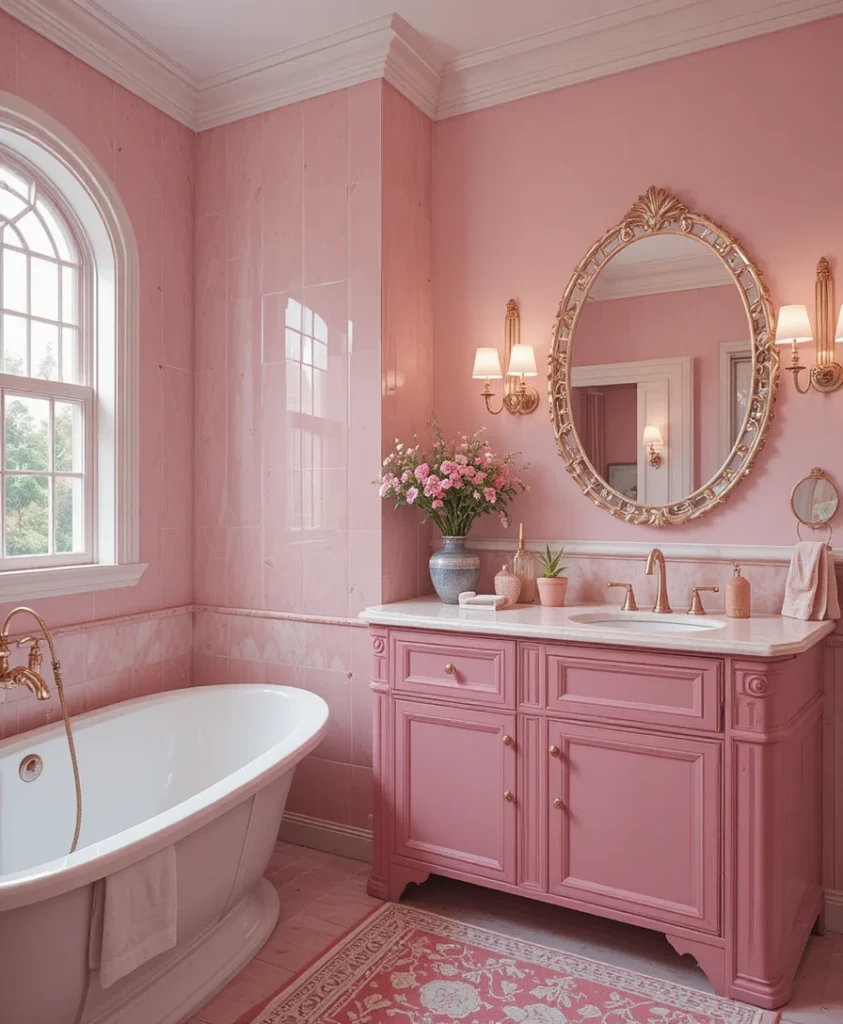 Pink Bathroom Ideas
