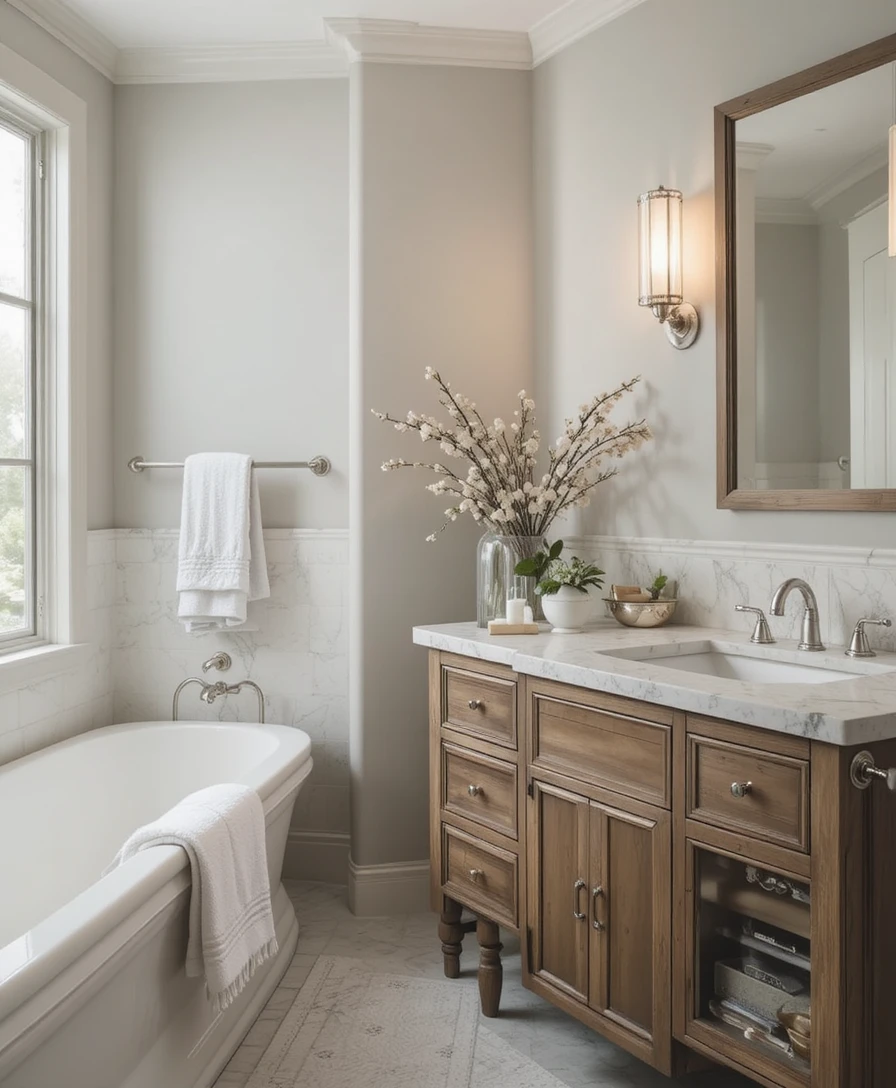 Soft Neutral Bathroom
