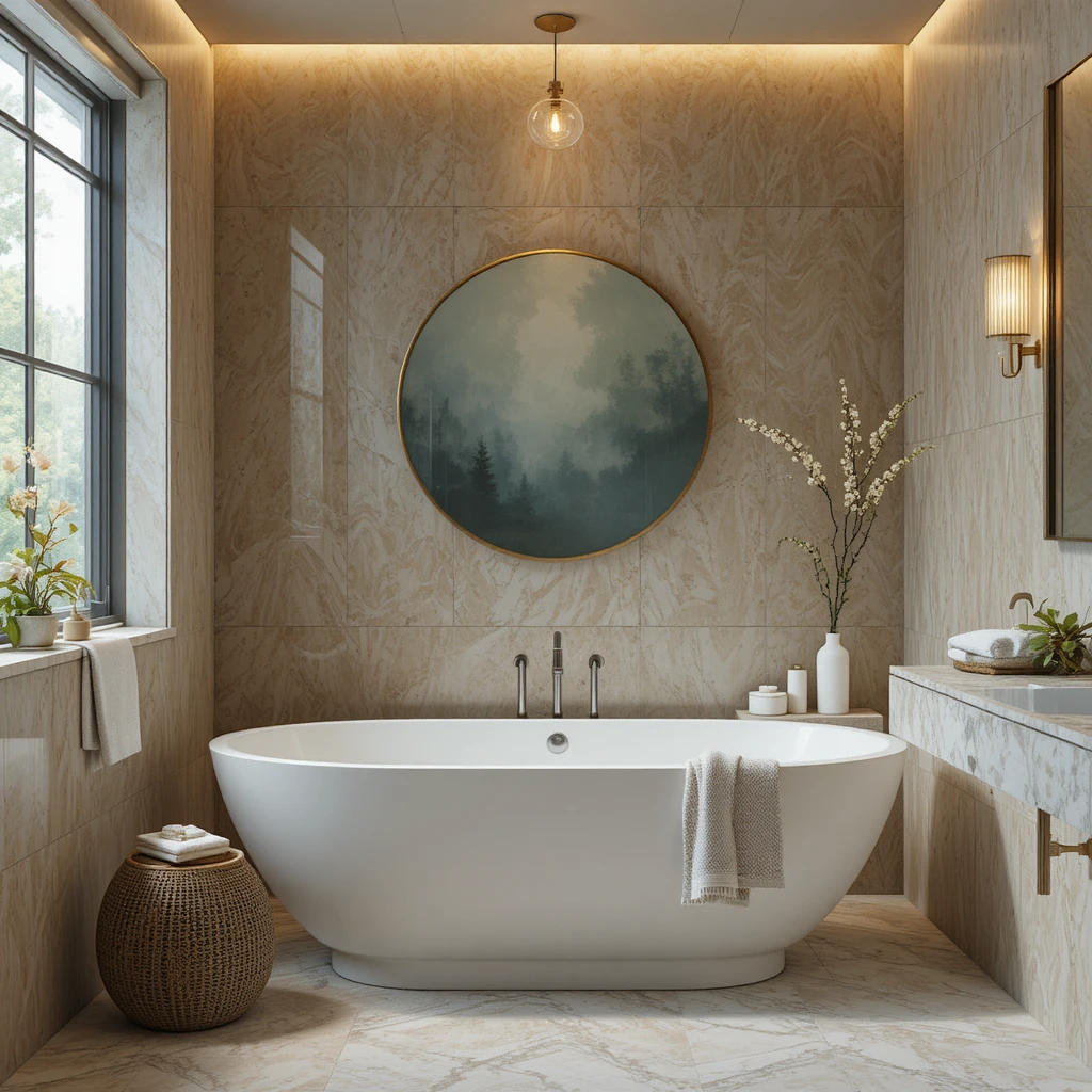 Spa-Inspired Bathroom 