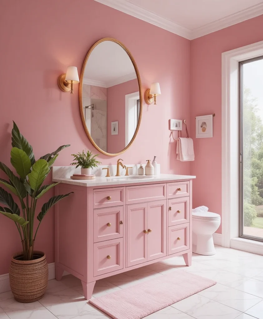 Pink Bathroom Ideas