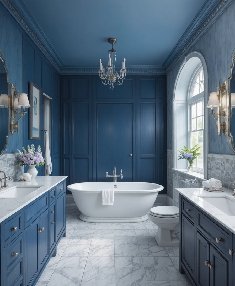 Blue Bathroom