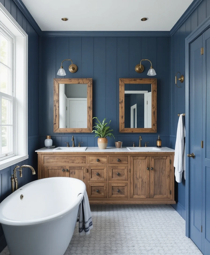 Blue Bathroom