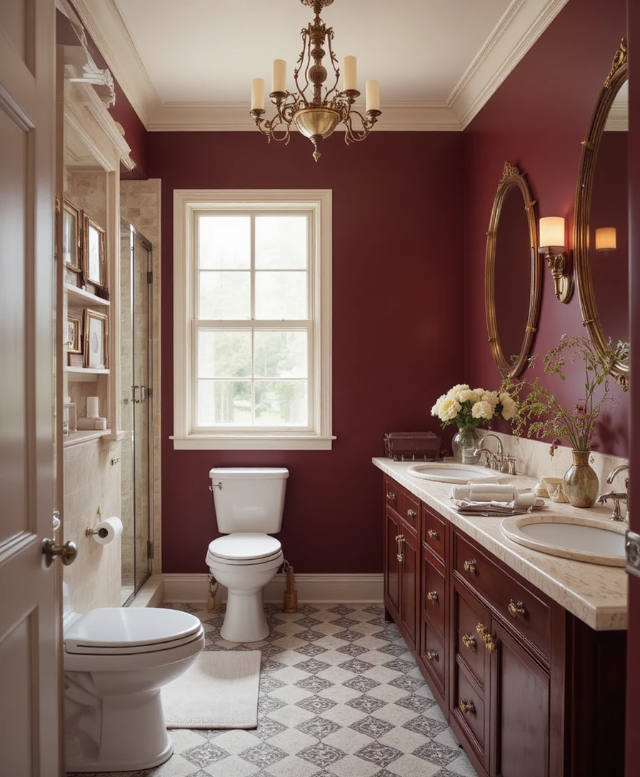 Bold Bathroom Color 