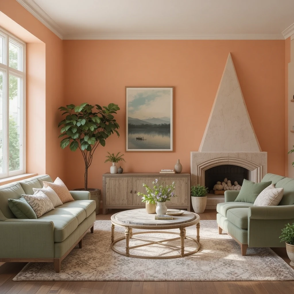 Peach Paint Colors 