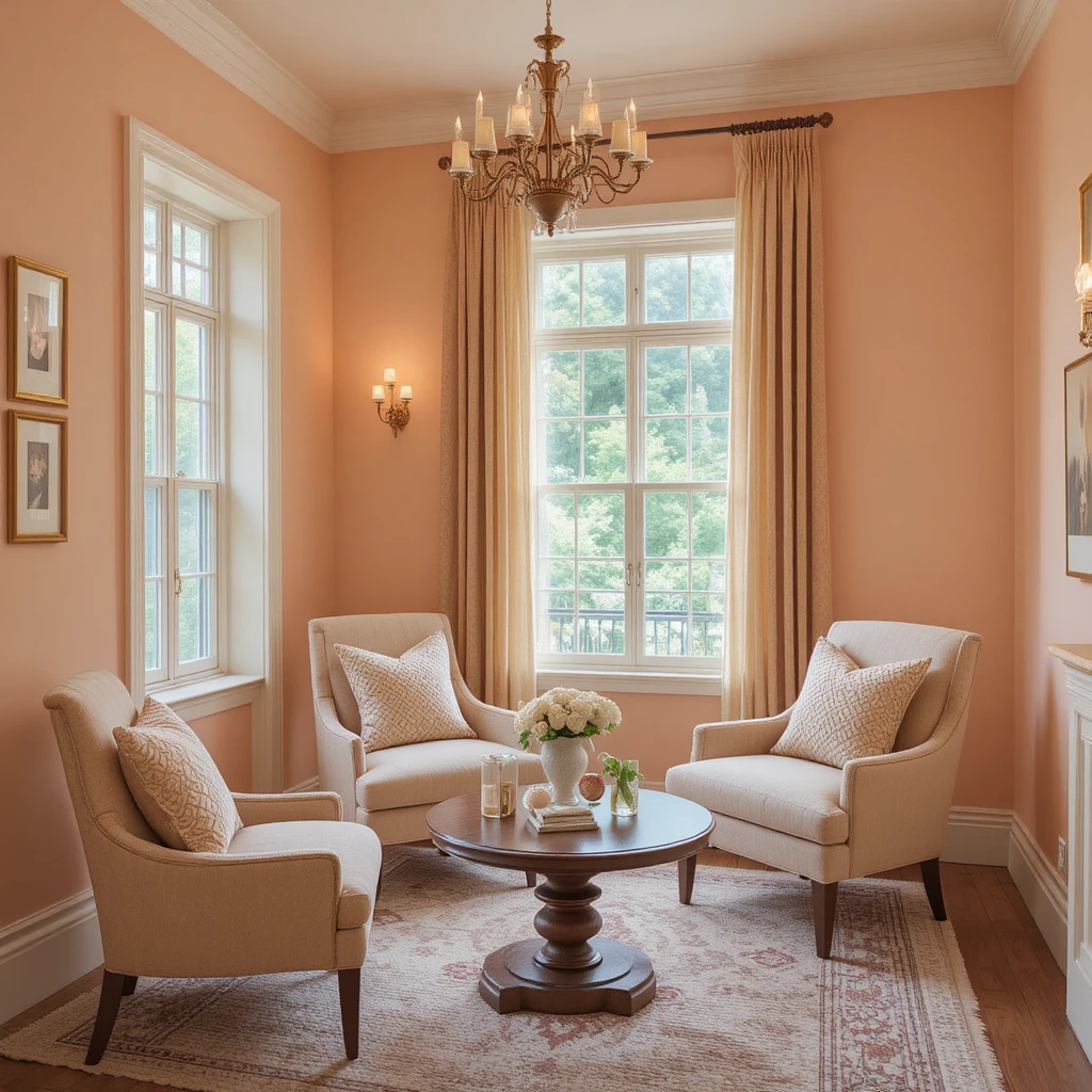 Soft Peach Paint Colors