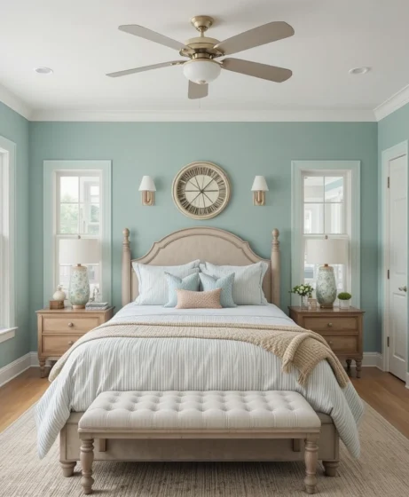 Sea Green Bedroom