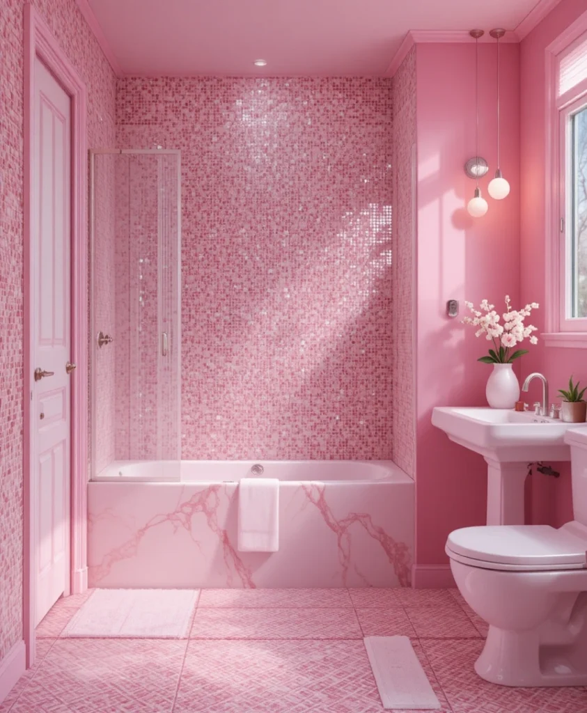 Pink Bathroom Ideas