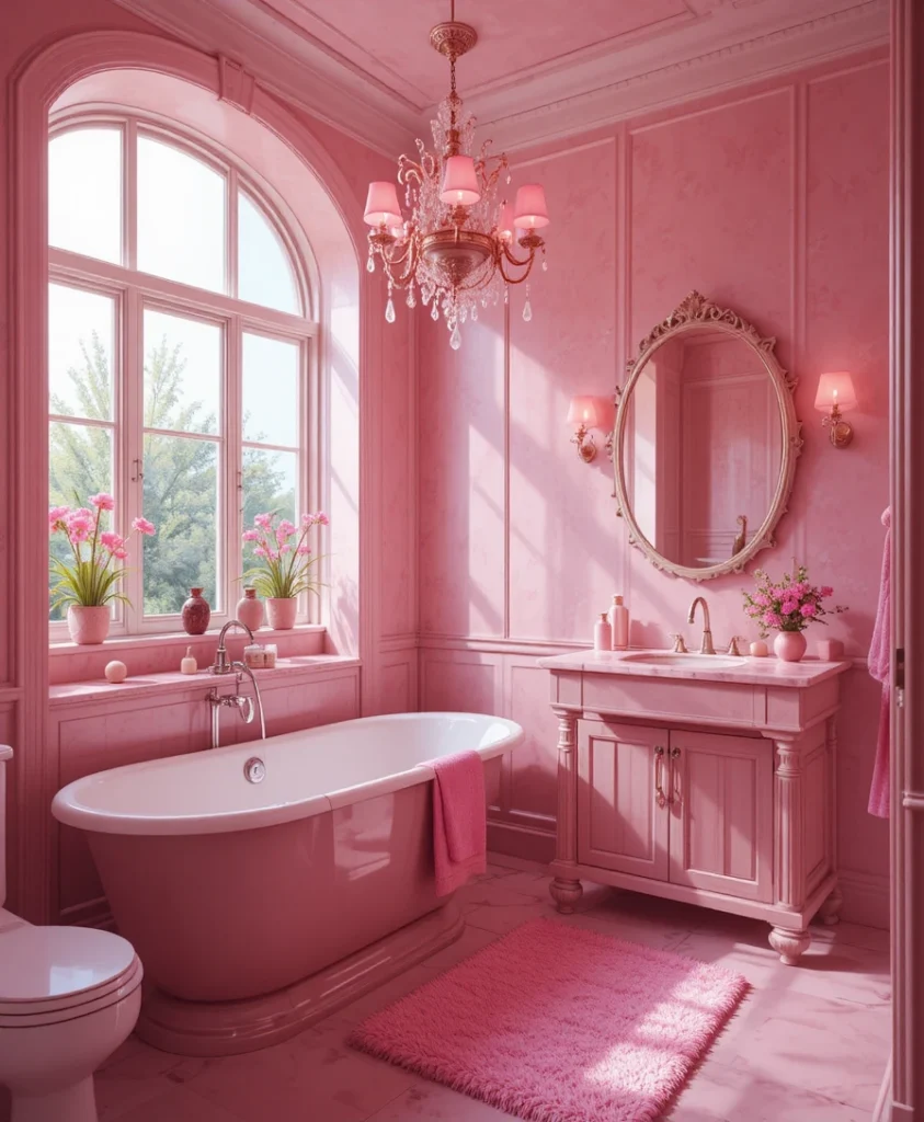 Pink Bathroom Ideas