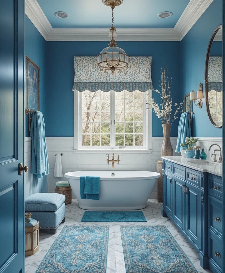 Blue Bathroom