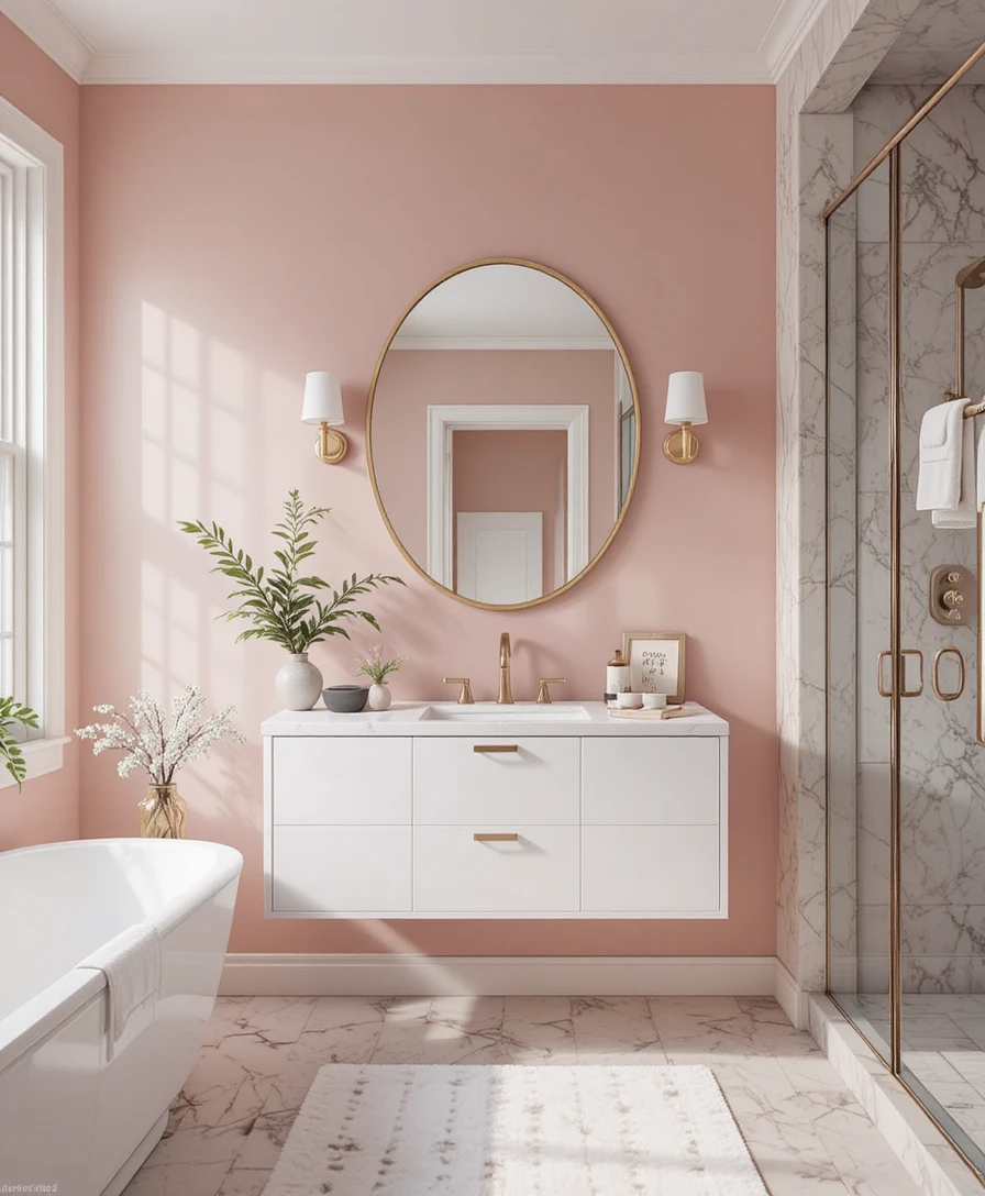 Blush Bathroom Color