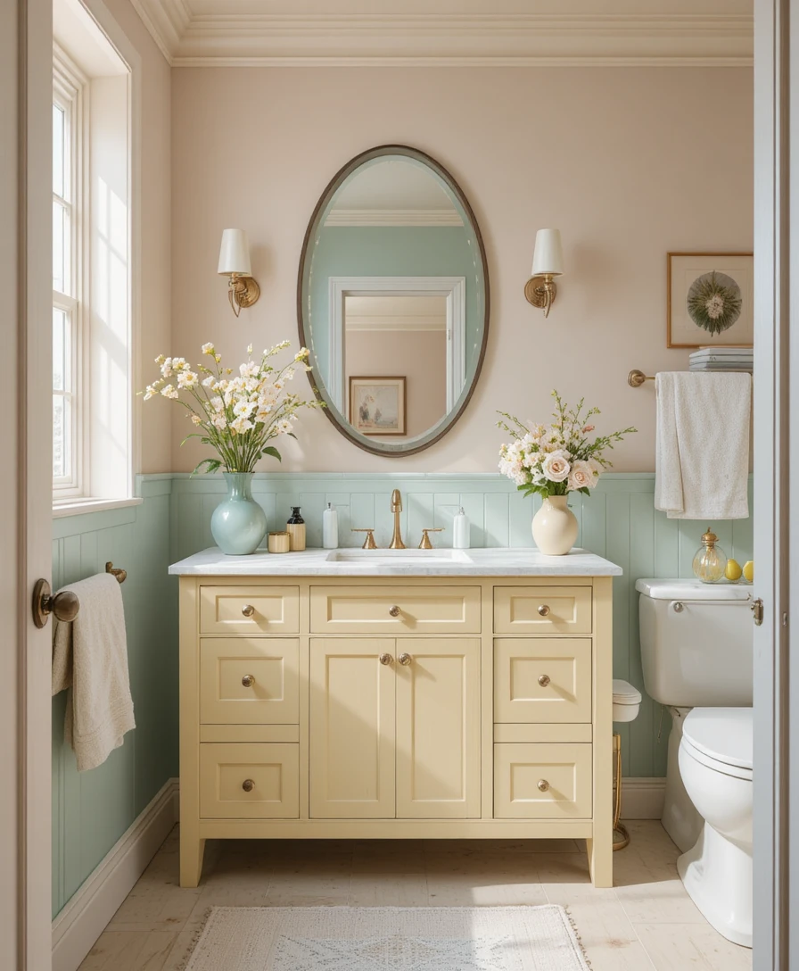 Pastel Bathroom