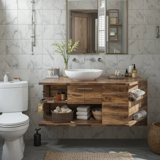 Bathroom Storage Hacks