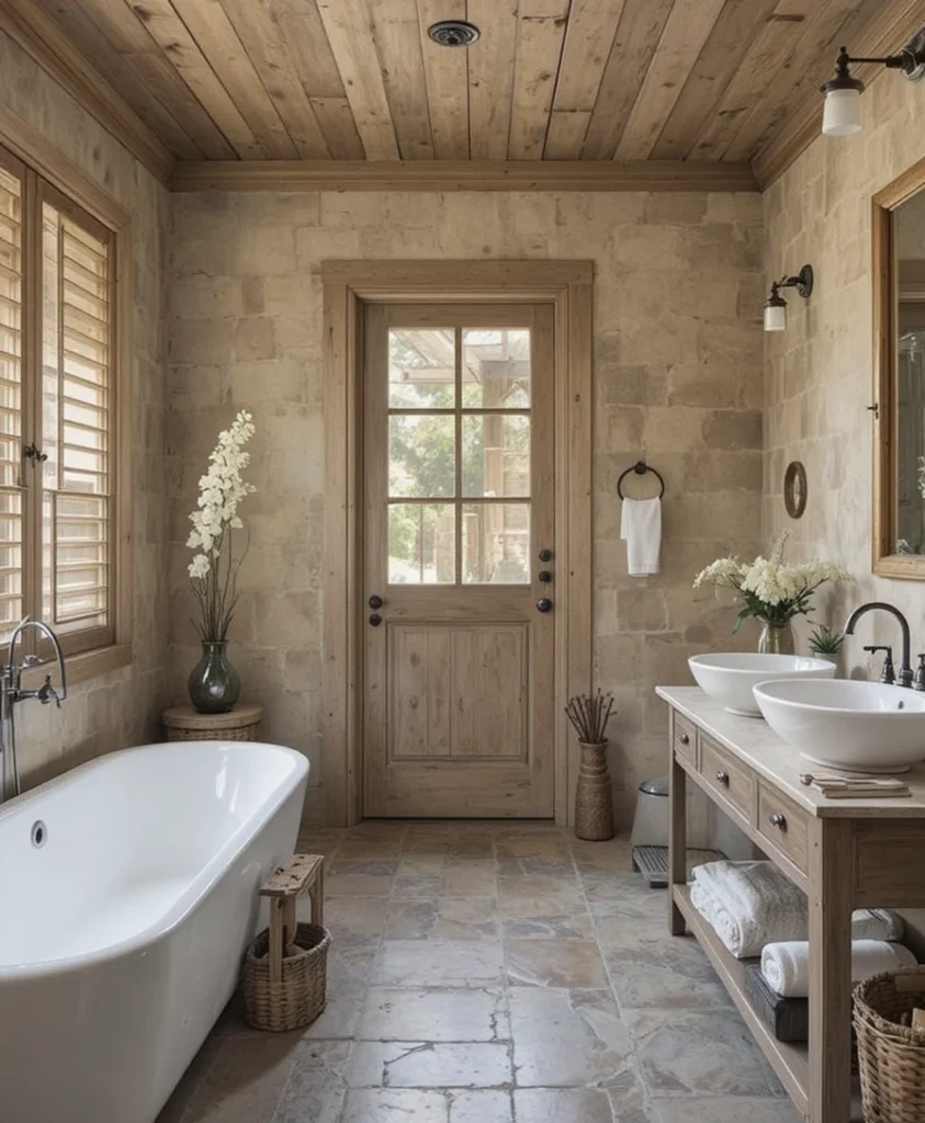 Rustic Bathroom