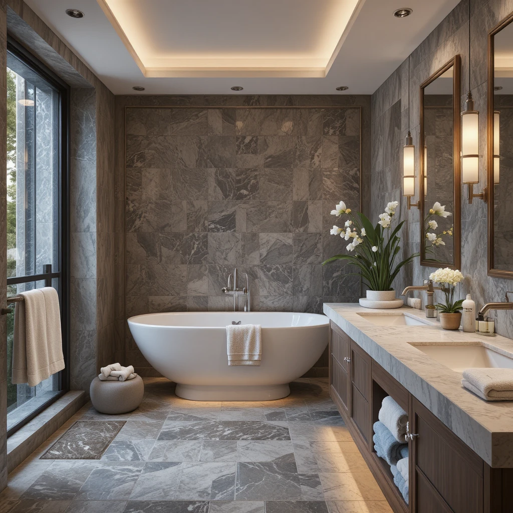 Spa-Inspired Bathroom 