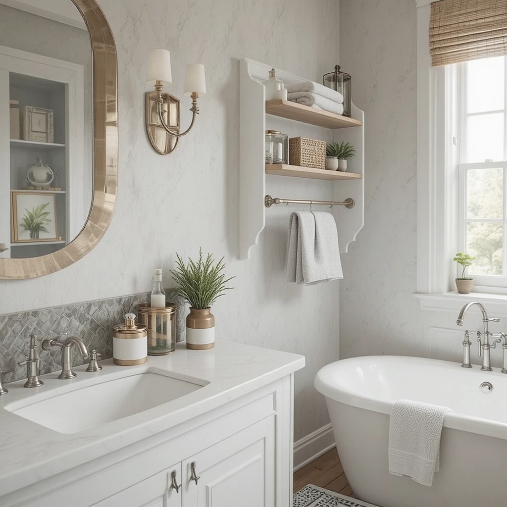 Chic Bathroom Makeover