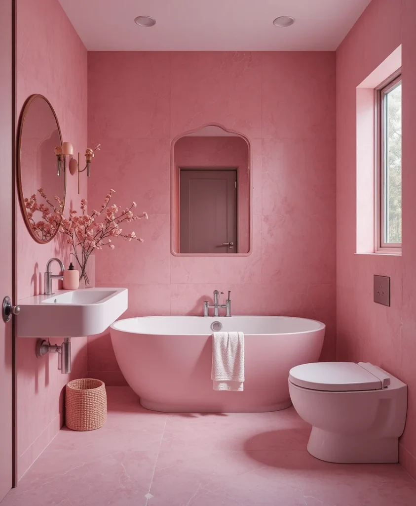 Pink Bathroom Ideas