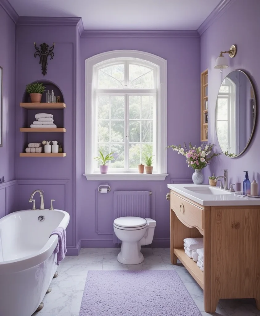 Purple Bathroom