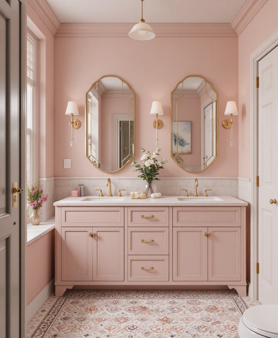 Blush Bathroom Color