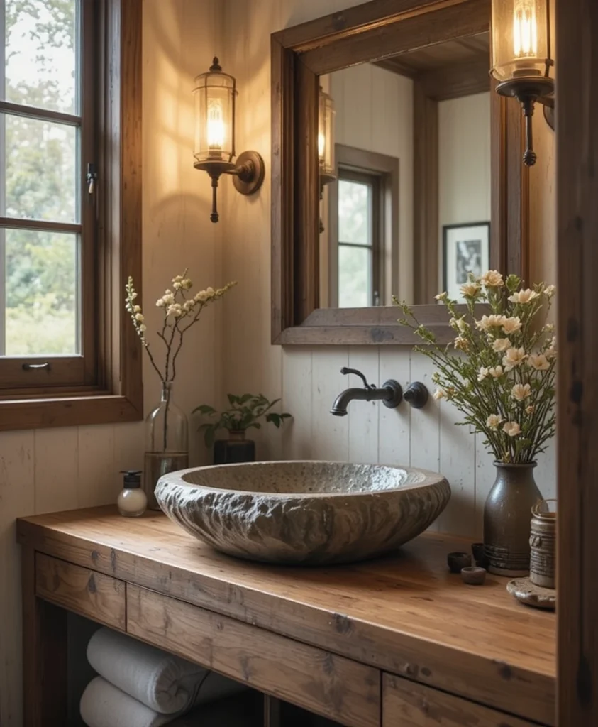 Rustic Bathroom