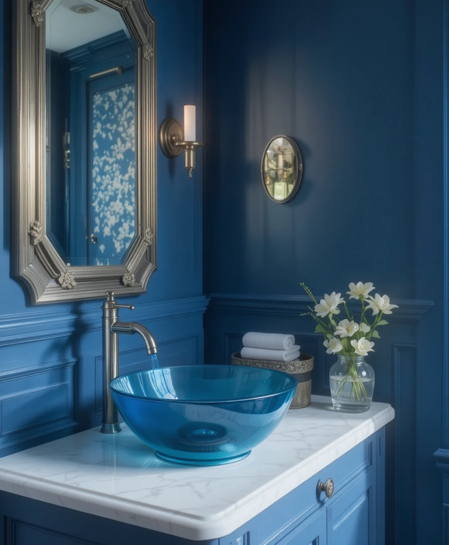 Blue Bathroom