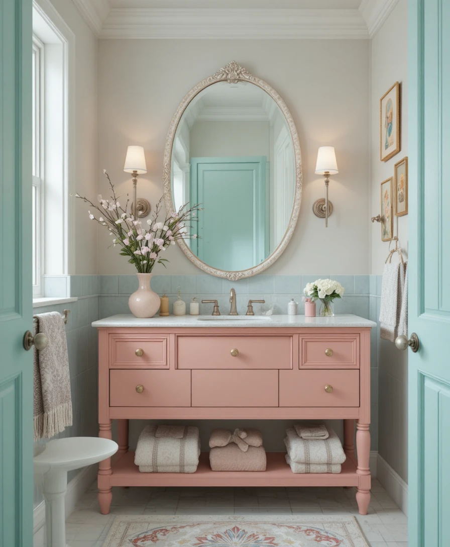 Pastel Bathroom