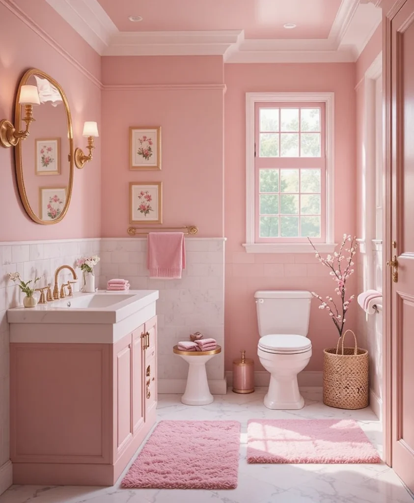 Pink Bathroom Ideas