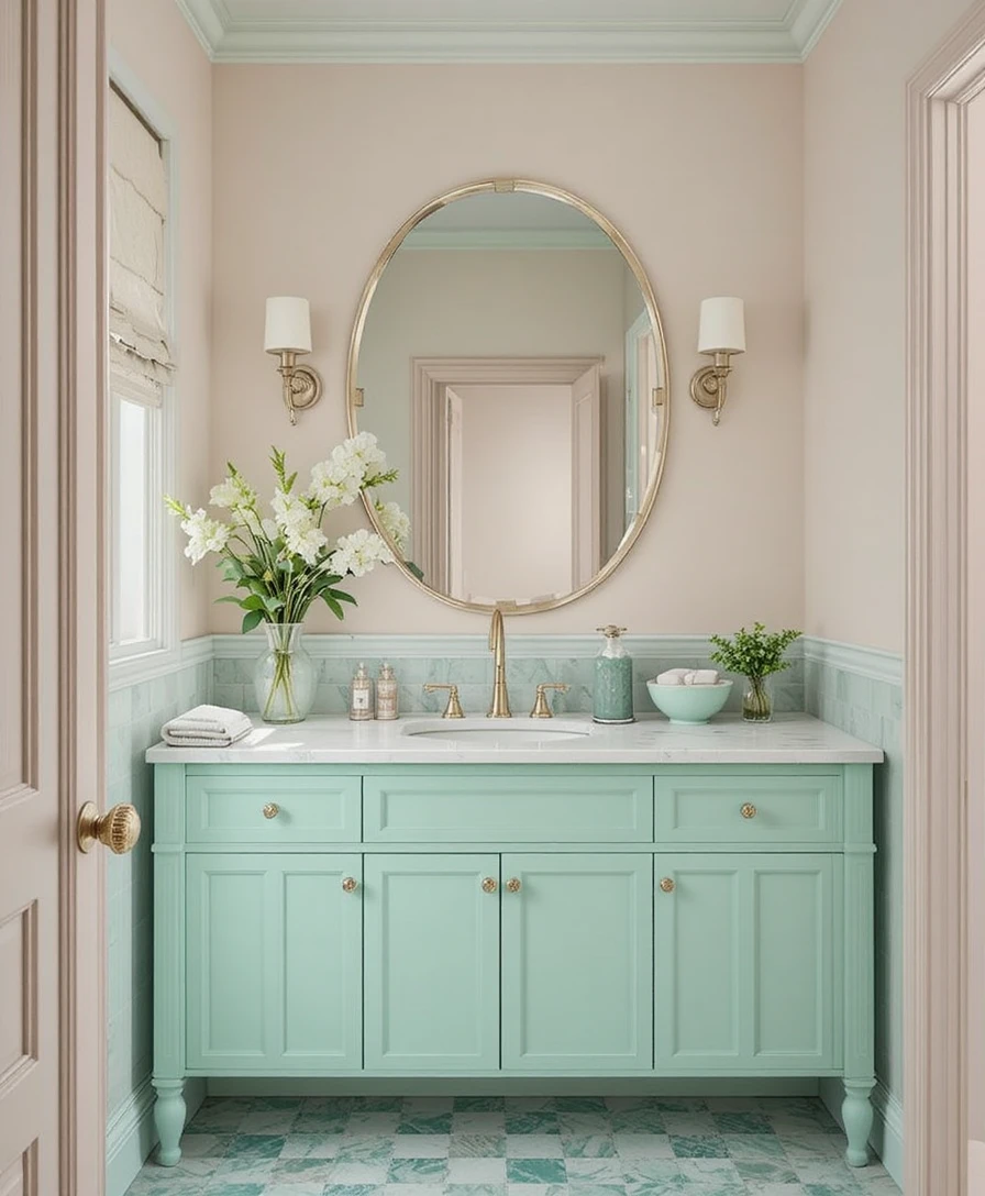 Pastel Bathroom
