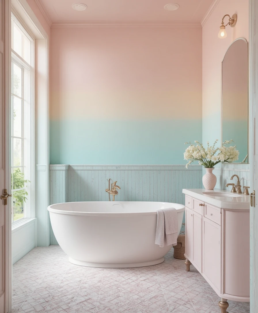Pastel Bathroom