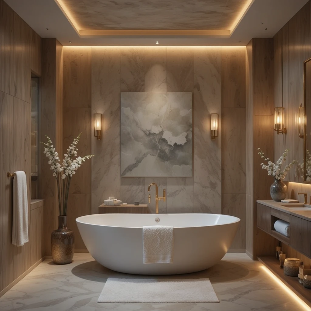 Spa Inspired Bathroom 