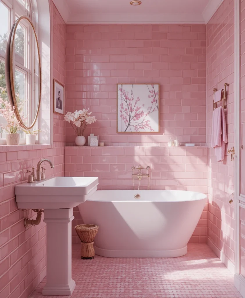  Pink Bathroom