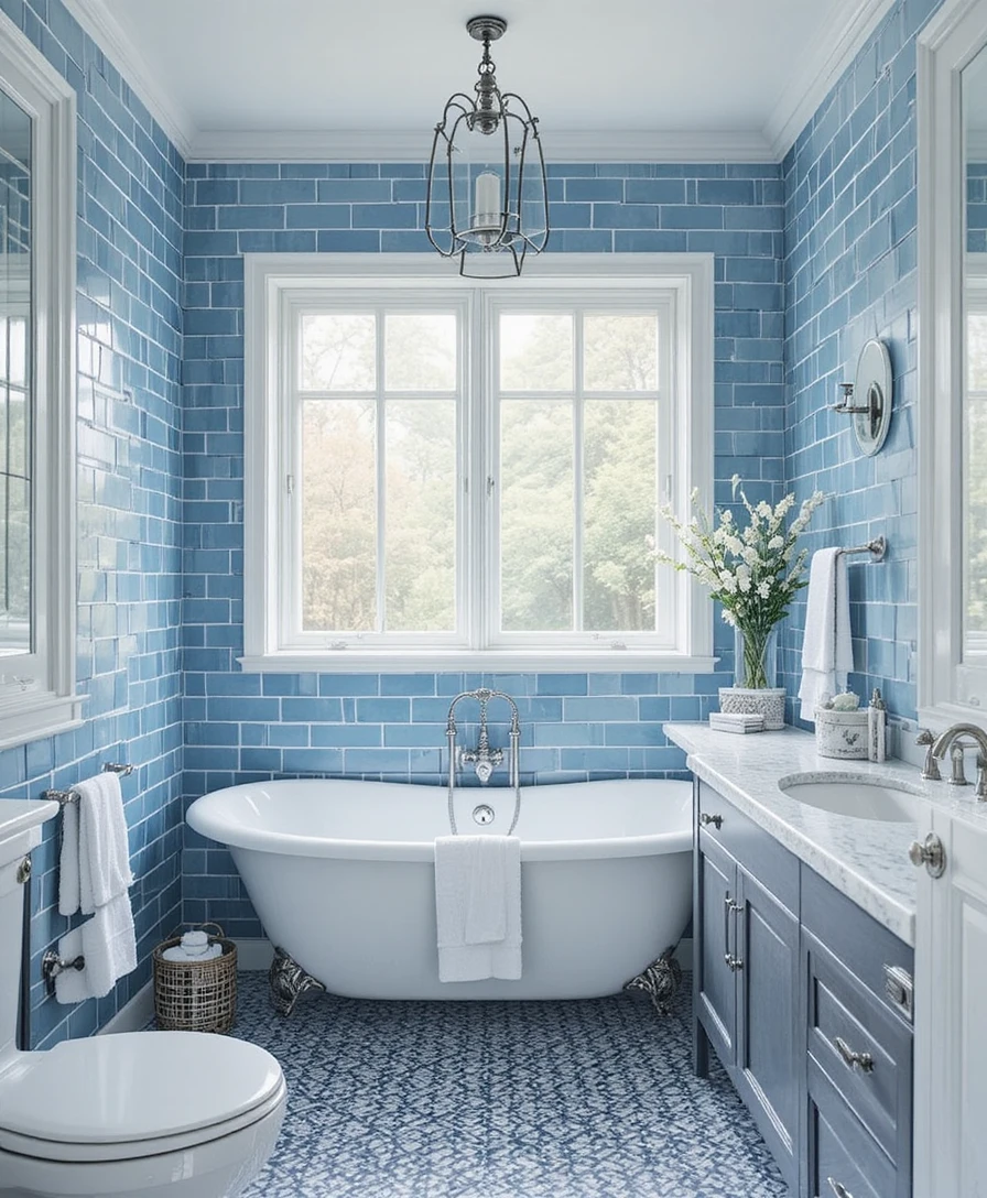Blue Bathroom