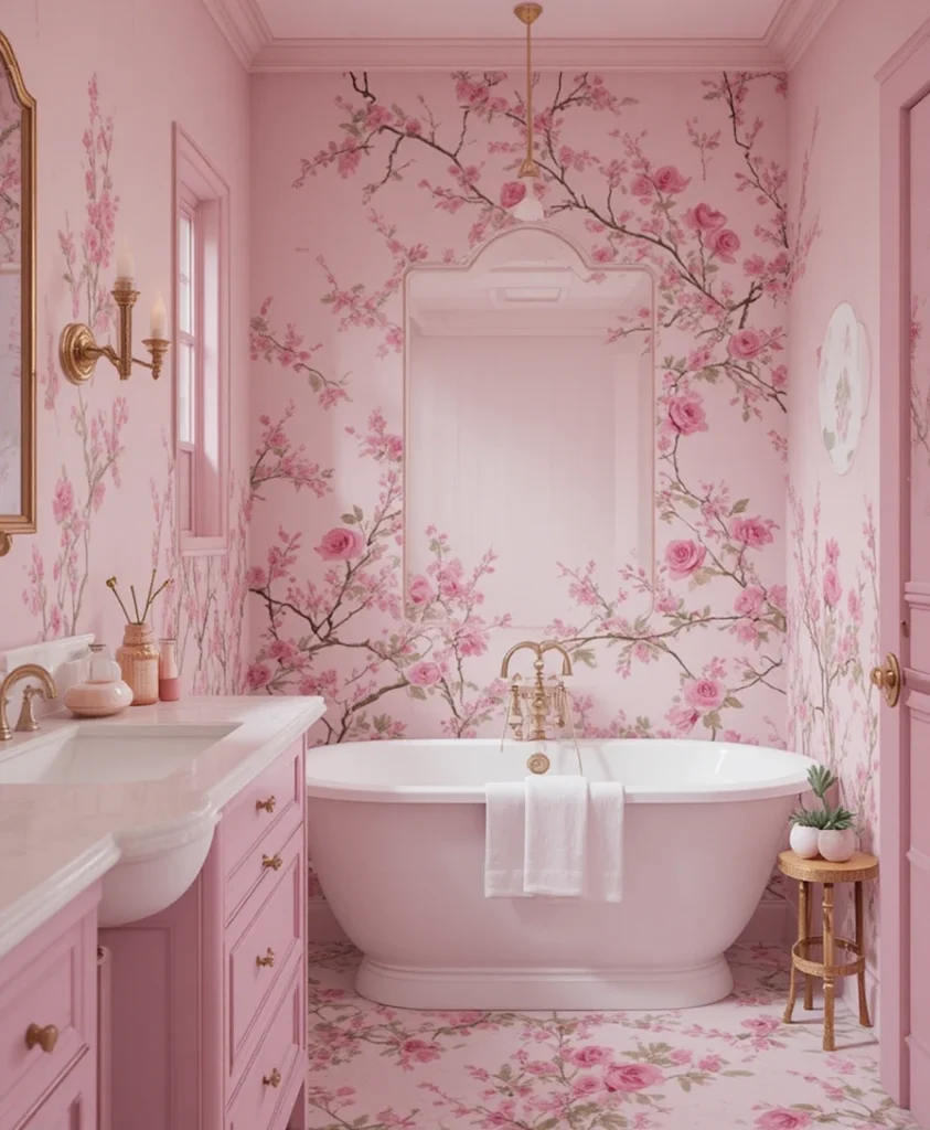  Pink Bathroom