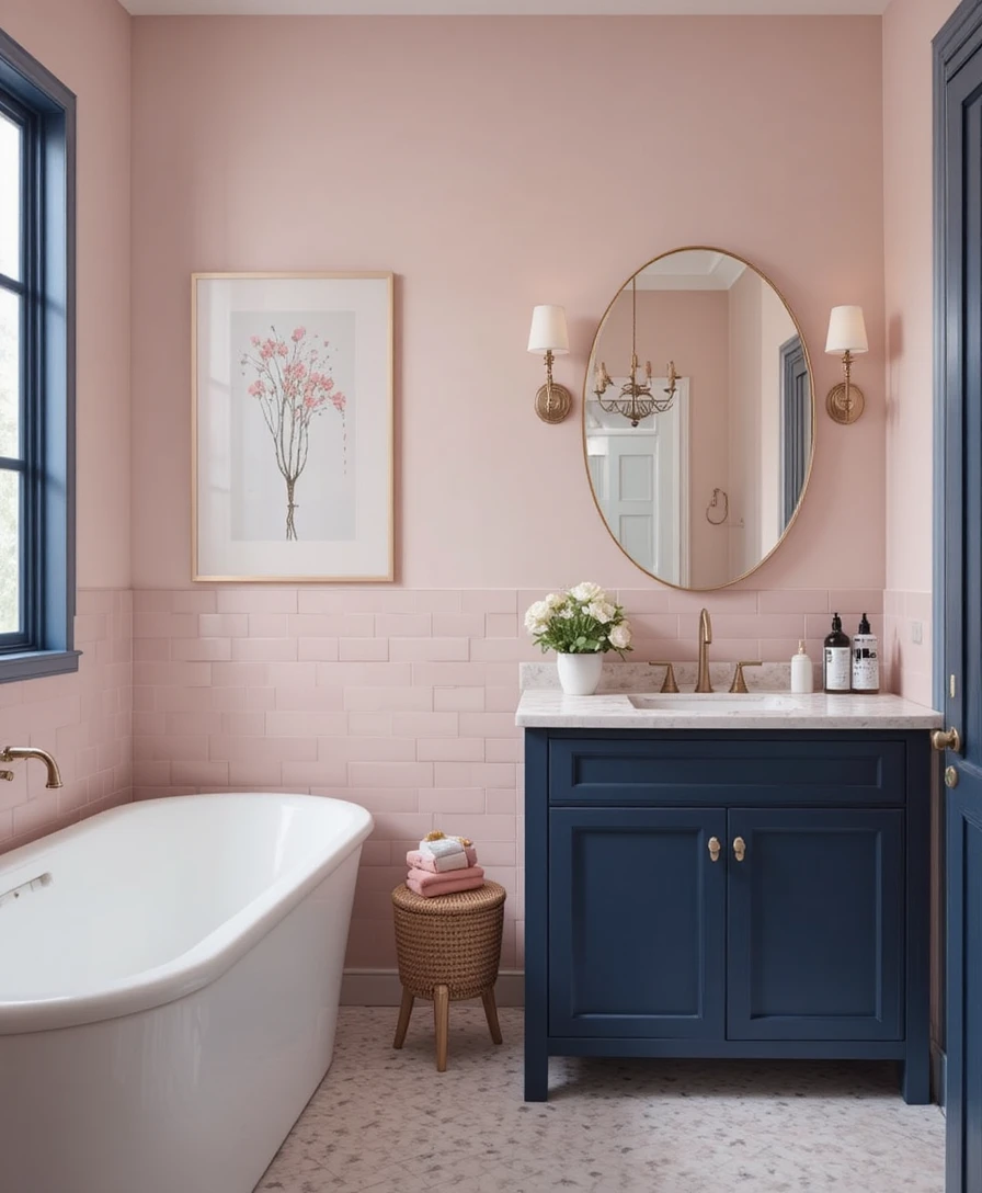 Blush Bathroom Color
