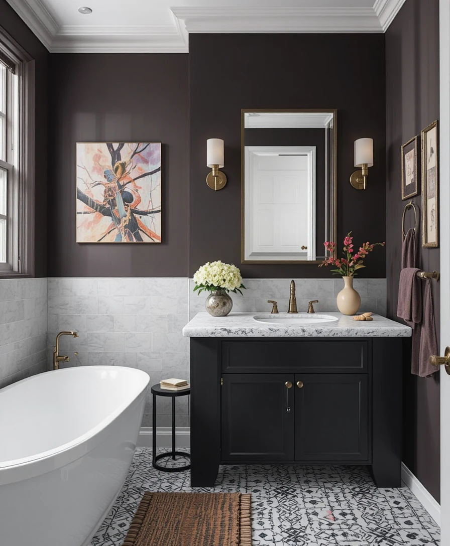 Bold Bathroom Color 
