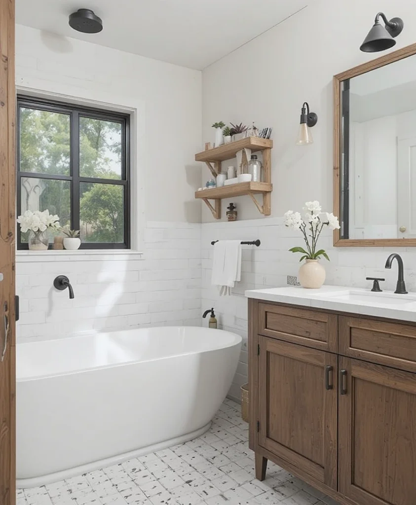 Modern Farmhouse Bathroom