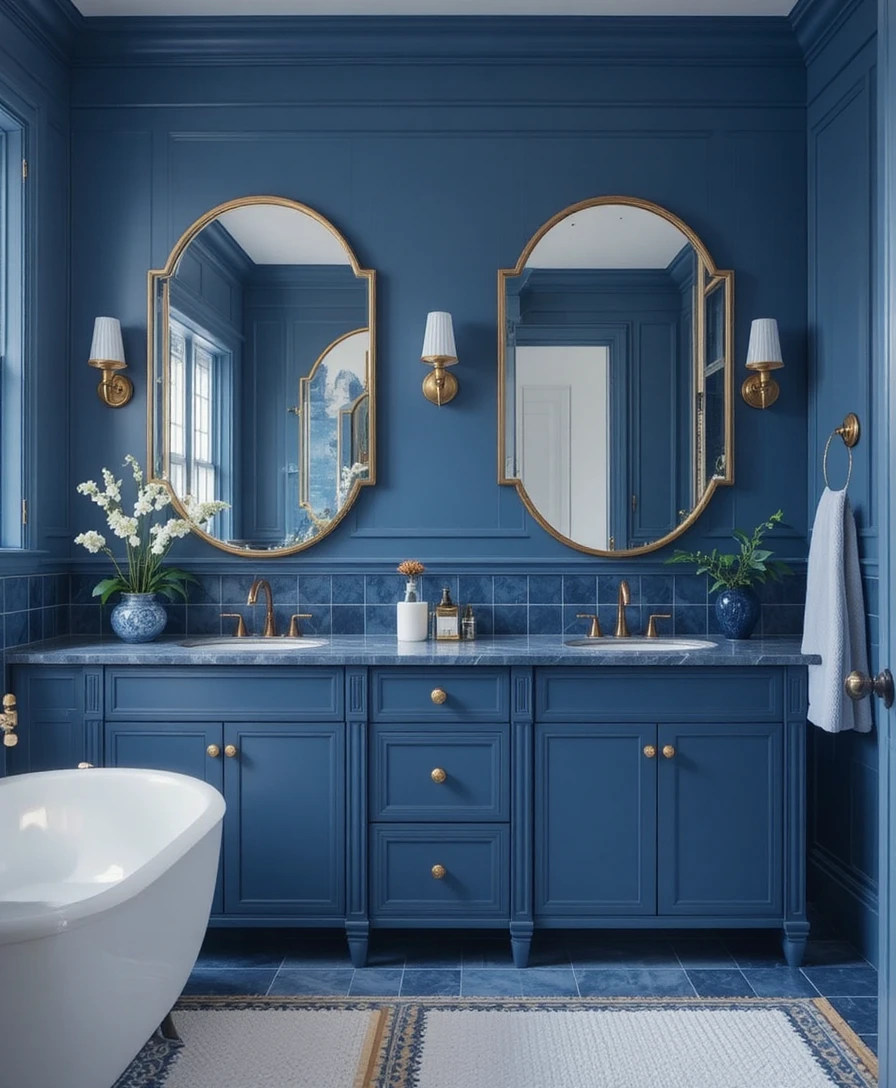 Blue Bathroom