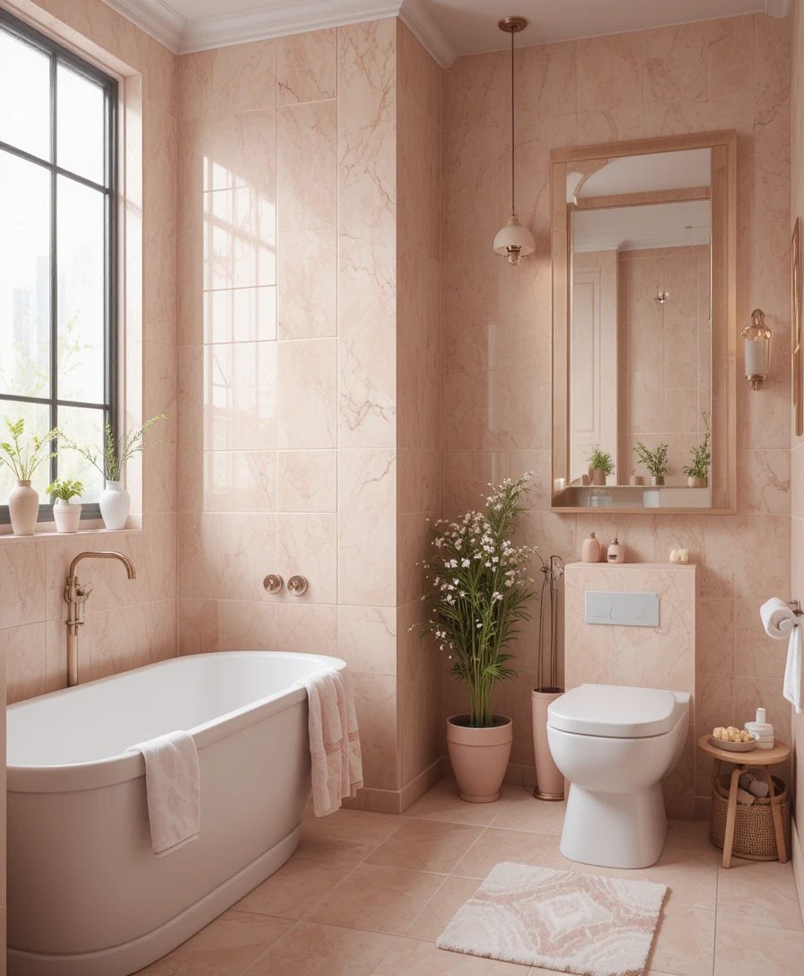 Blush Bathroom Color