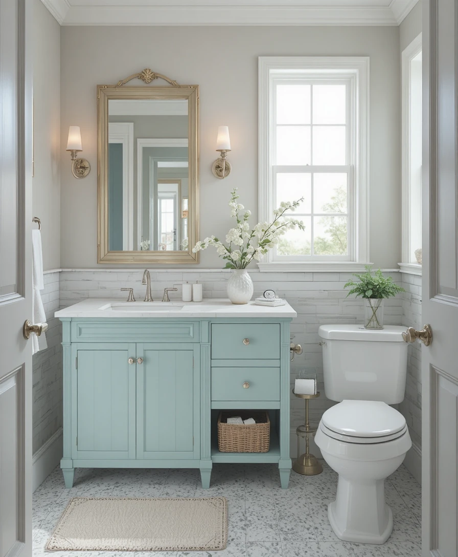 Pastel Bathroom