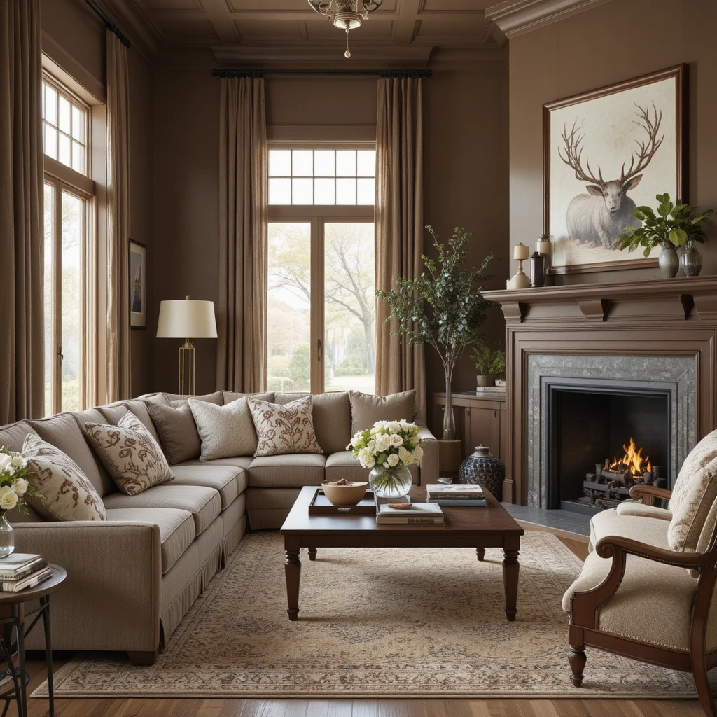 Chocolate Brown Paint Colors