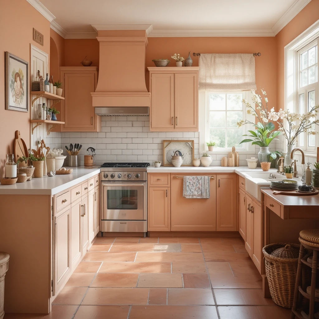 Soft Peach Paint Colors