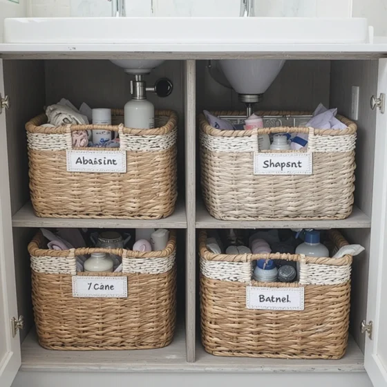 Bathroom Storage Hacks