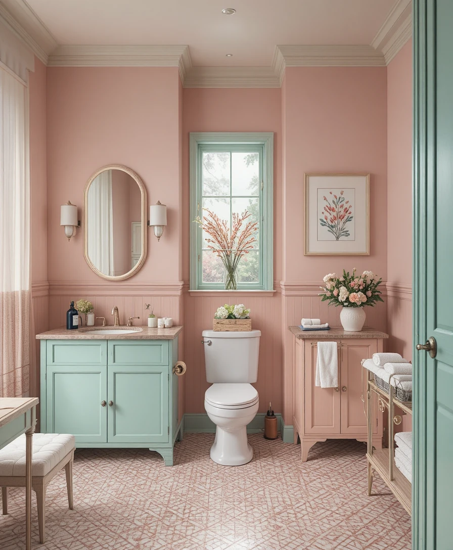 Blush Bathroom Color