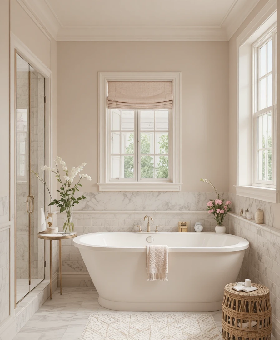 Soft Neutral Bathroom