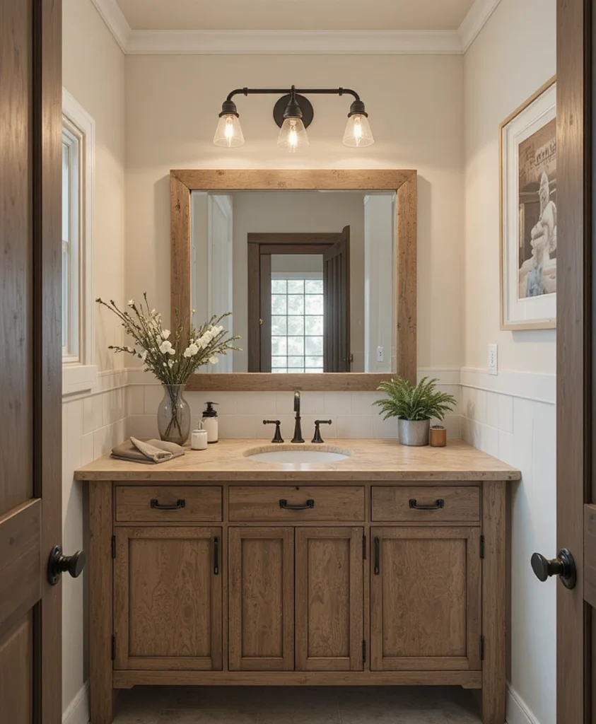 Modern Farmhouse Bathroom